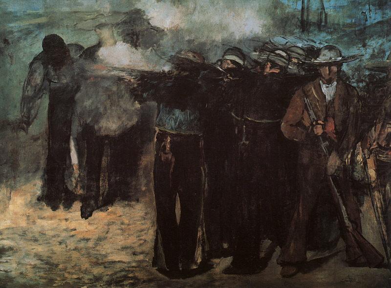 Edouard Manet Study for The Execution of the Emperor Maximillion china oil painting image